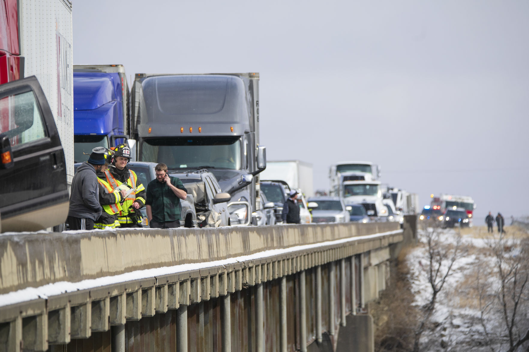 Yellowstone Bridge pileup